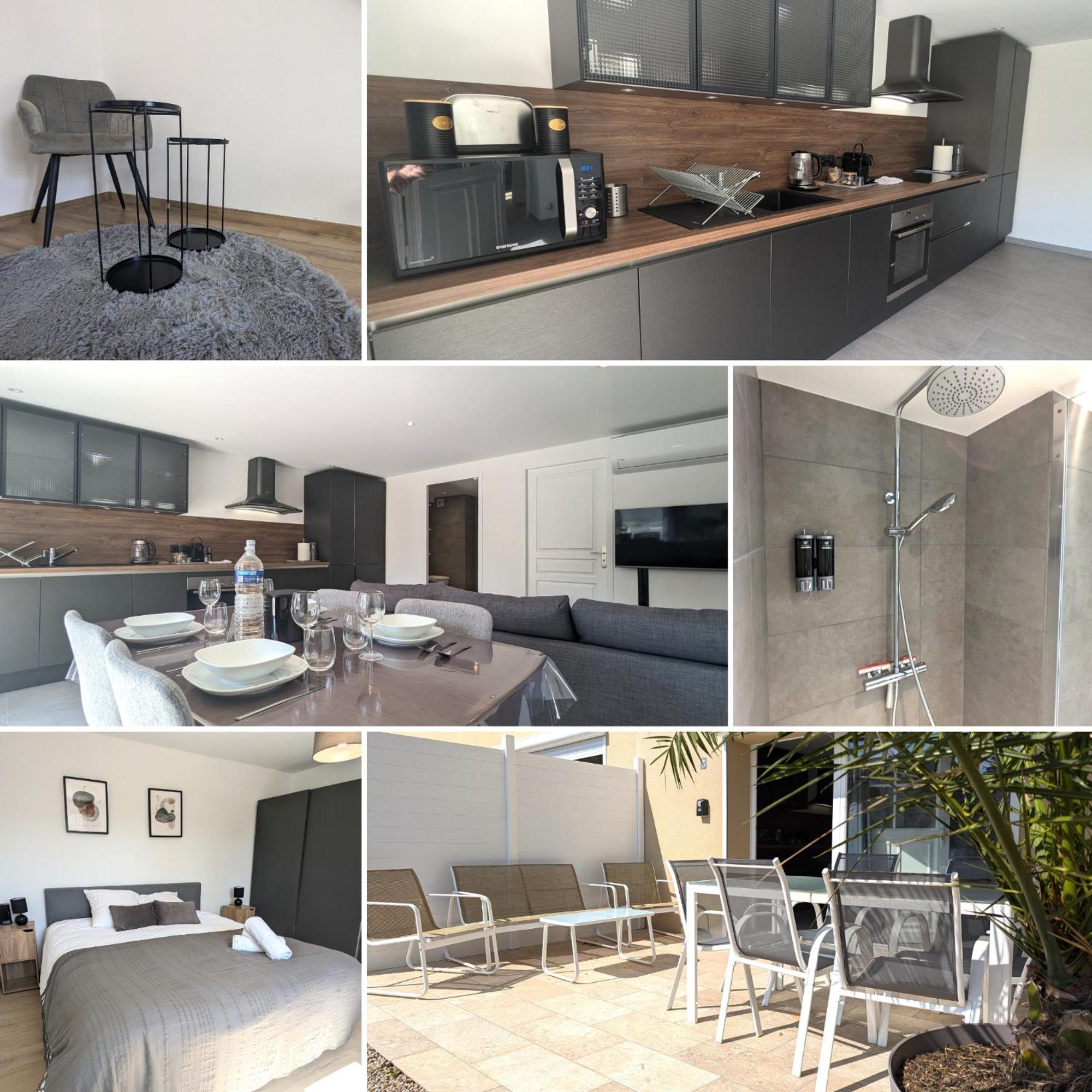 Cosy 152 Proche Aeroport -Gare-Groupama Stadium-Lyon コロンビエ・ソニュー エクステリア 写真